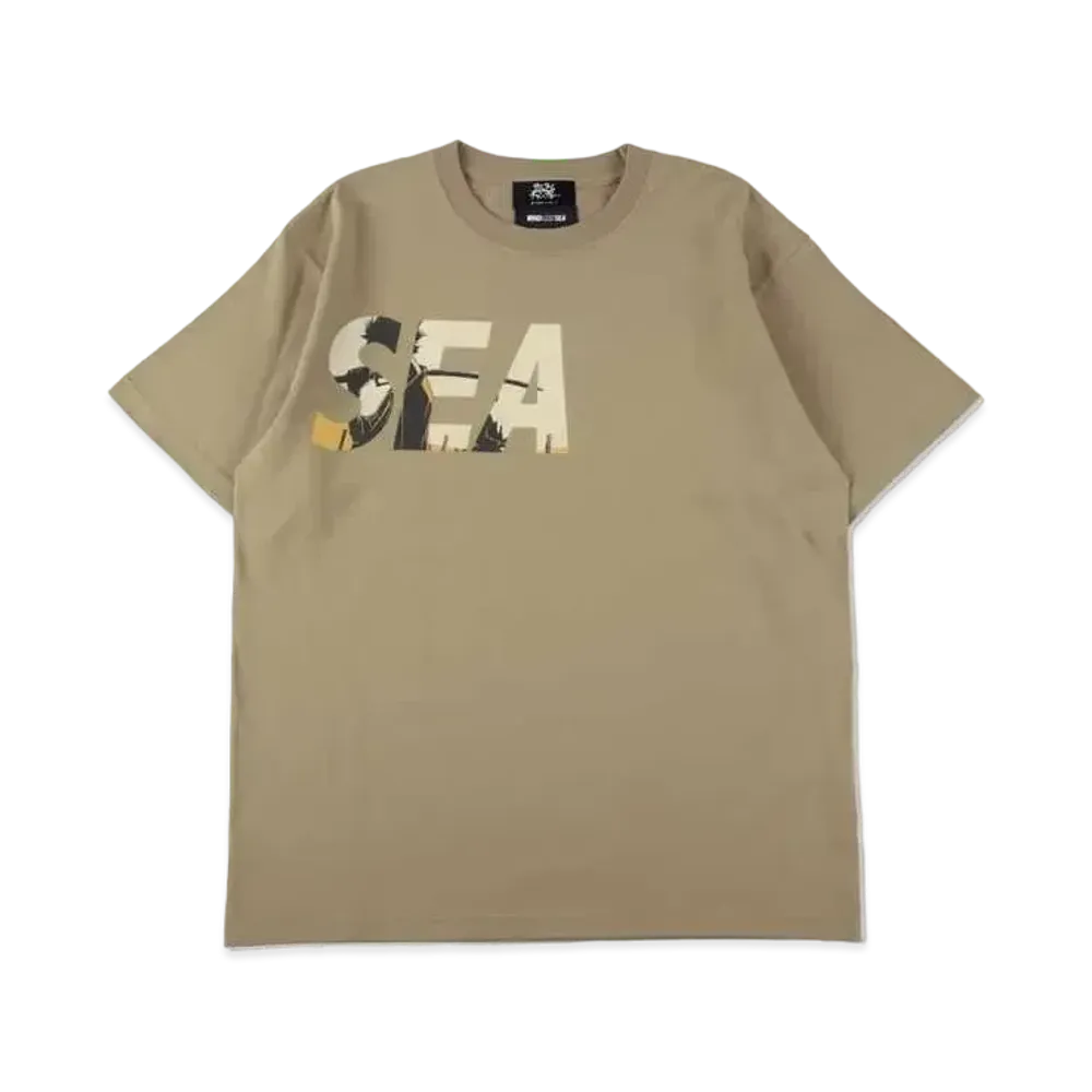 WIND AND SEA x SAMURAI CHAMPLOO (Sea) S/S Tee "Sand"