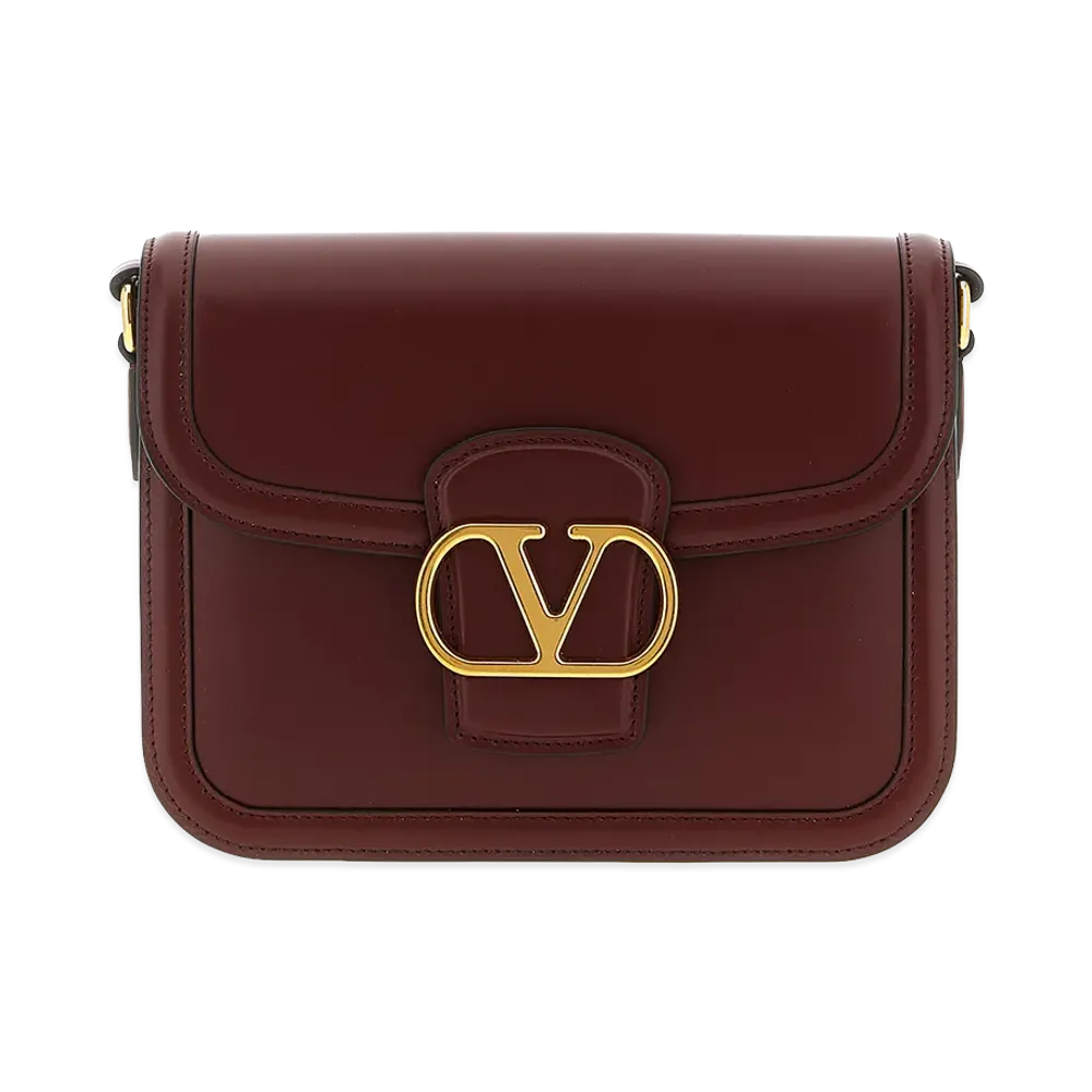 Valentino Garavani Women's '9to5' Small Shoulder Bag "Bordeaux"