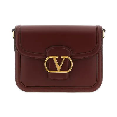 Valentino Garavani Women's '9to5' Small Shoulder Bag "Bordeaux"