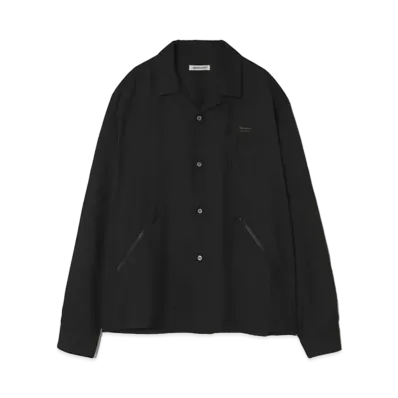 UNDERCOVER Rayon Open Collar Shirt "Black"