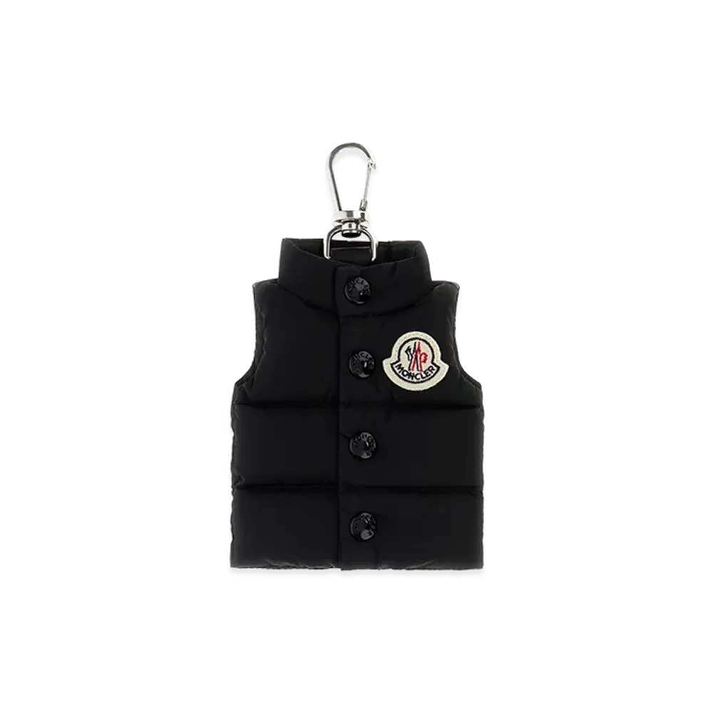 MONCLER Fabric Key Ring "Black"