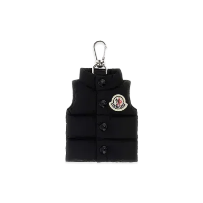 MONCLER Fabric Key Ring "Black"