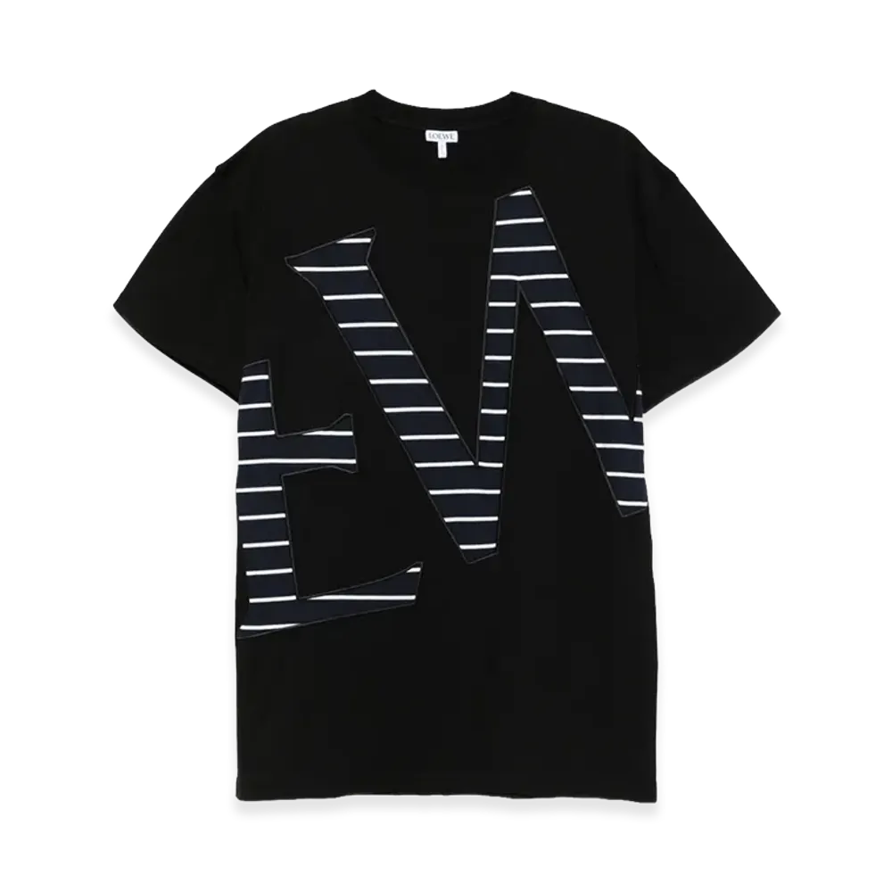 LOEWE Logo Cotton T-Shirt "Black"