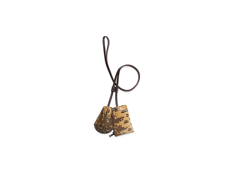 NICENESS Crafted From Deadstock Ring Python Leather "Brown/Beige"