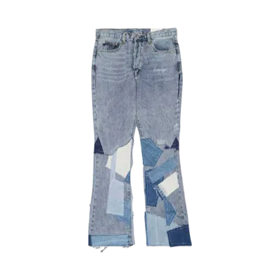 mnml B424 PATCH FLARE DENIM "BLUE"