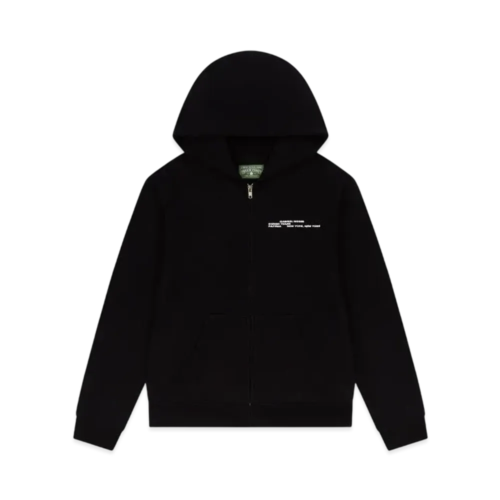 DENIM TEARS x Gabriel Moses Zip Hoodie "Black"