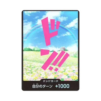 DON!! Card : Rebecca Parallel (Premium Booster "One Piece Card The Best")