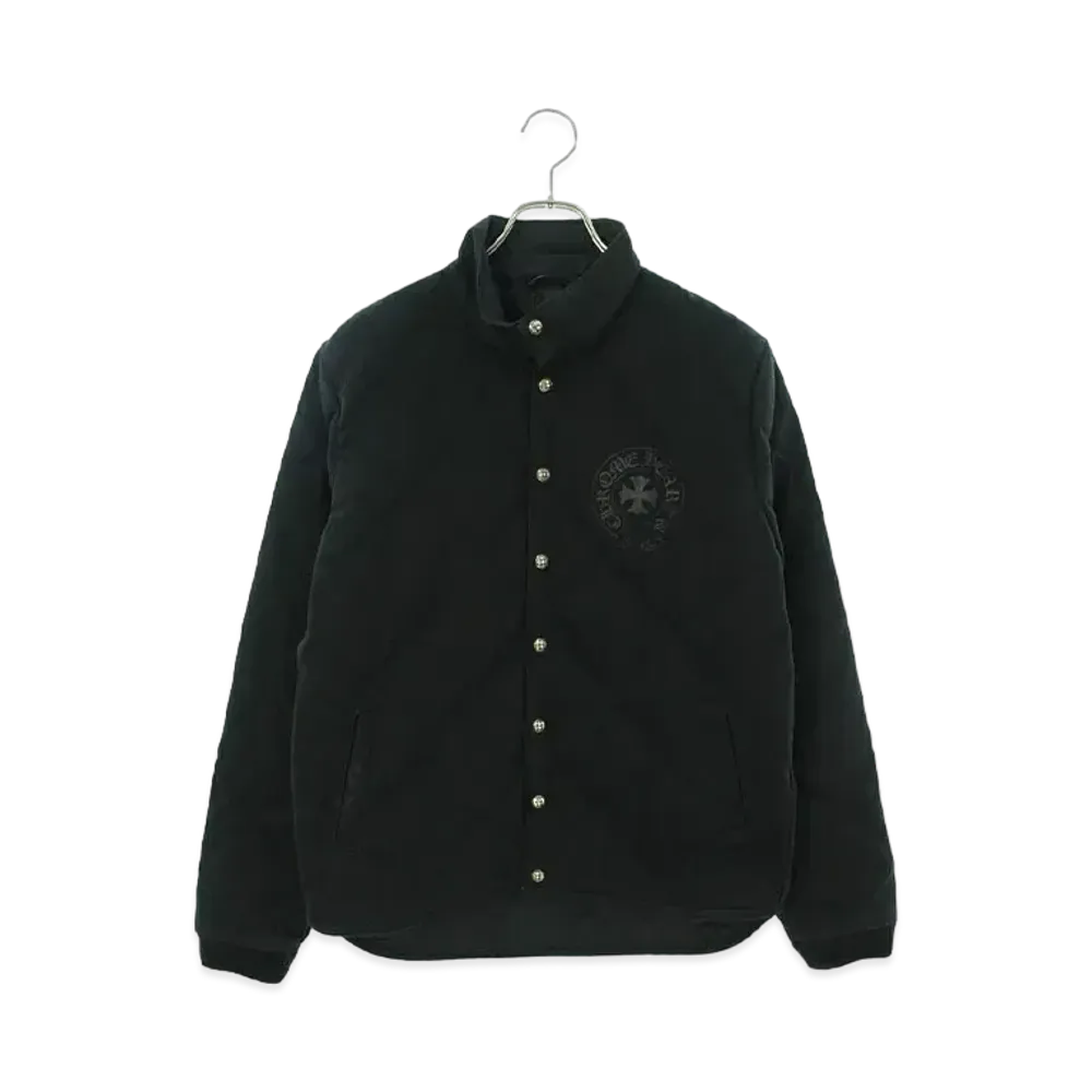 Chrome Hearts Quilting Back Logo Down Jacket "Black"