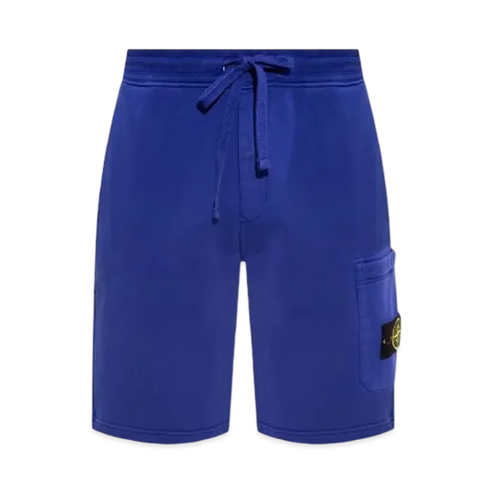 Stone Island 64651 Fleece Bermuda Shorts - 22SS "Bluette"