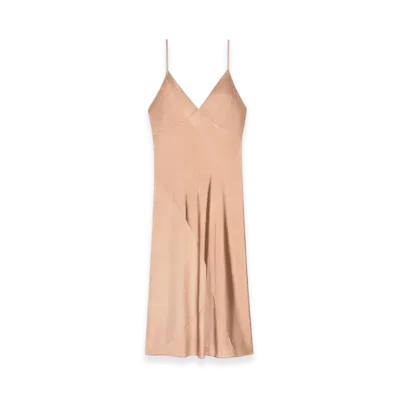 DRIES VAN NOTEN Women's Viscose Slip Dress "Smoke"