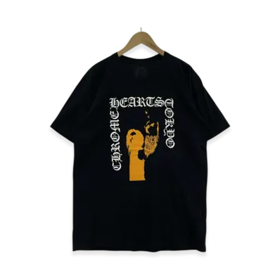 Chrome Hearts Back Scroll Label T-Shirt Aoyama 20th Anniversary "Black"