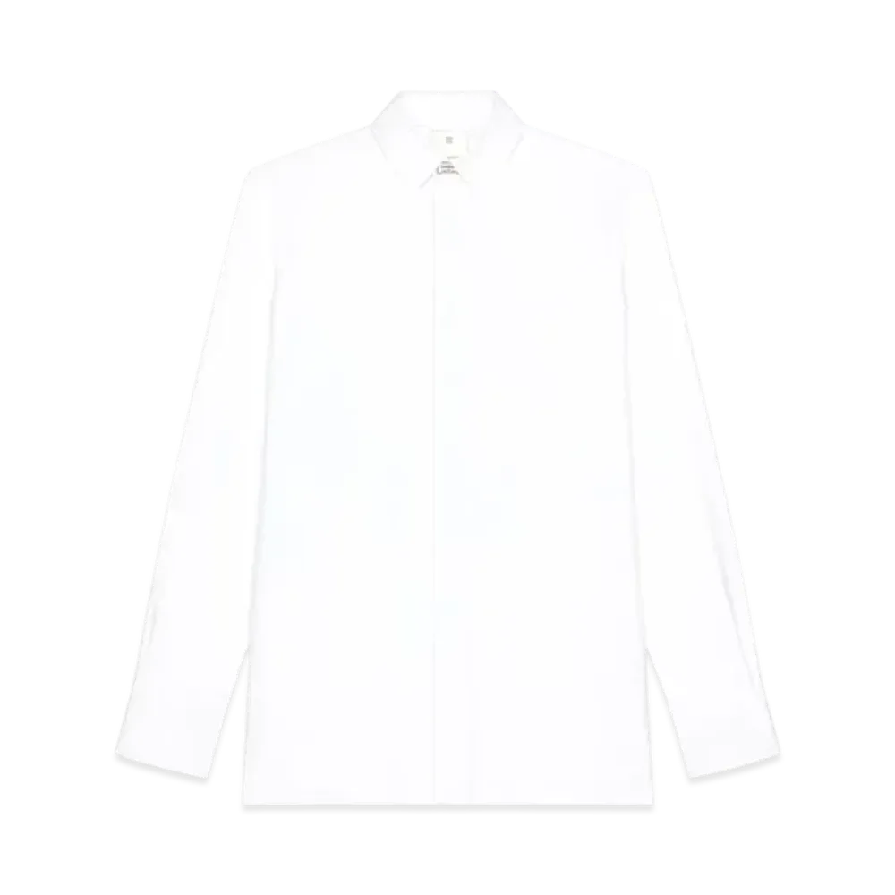 GIVENCHY Shirt in Cotton With 2G Clip "White"