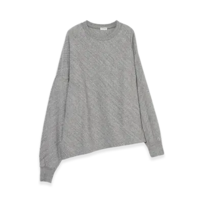 INSCRIRE Long Sleeve Raffi Jersey Asymmetry "Grey"