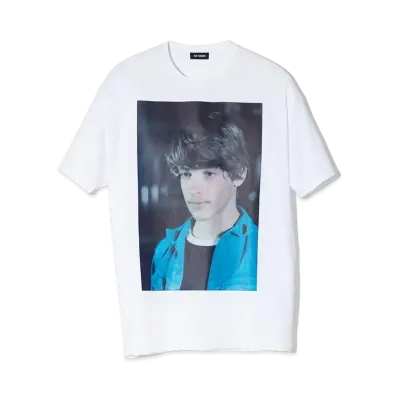 RAF SIMONS Oversized T-Shirt Christiane F. "White"