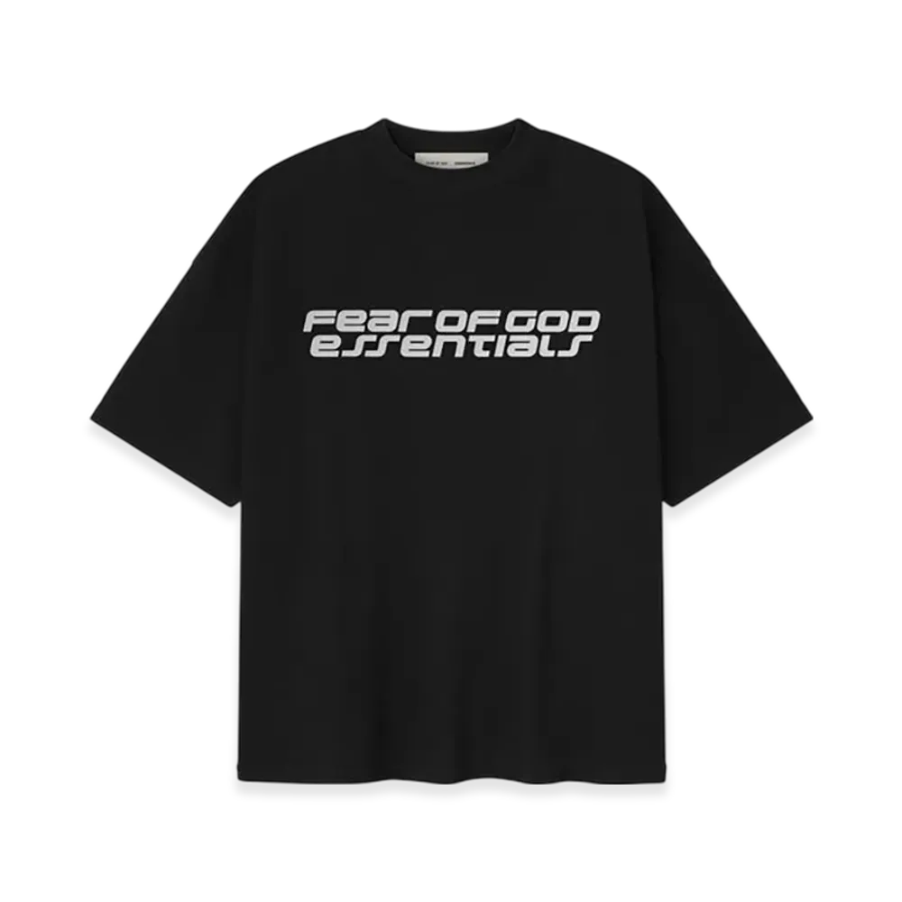 FEAR OF GOD ESSENTIALS Ponte 90s Tee "Vintage Black"