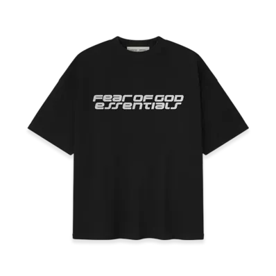 FEAR OF GOD ESSENTIALS Ponte 90s Tee "Vintage Black"