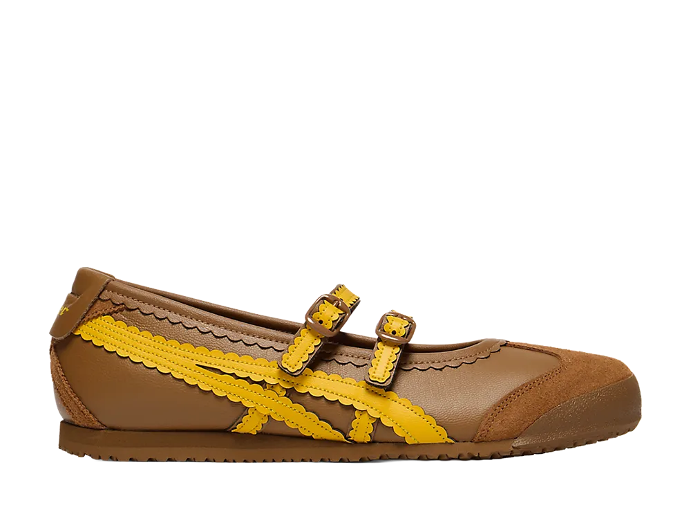 Onitsuka Tiger Women's Mexico 66 TGRS "Brown/Sunflower Yellow"