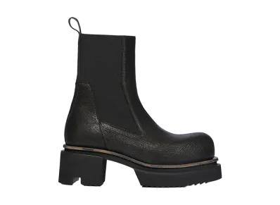 Rick Owens SS26 Beatle Bogun Ankle Boots "Black"