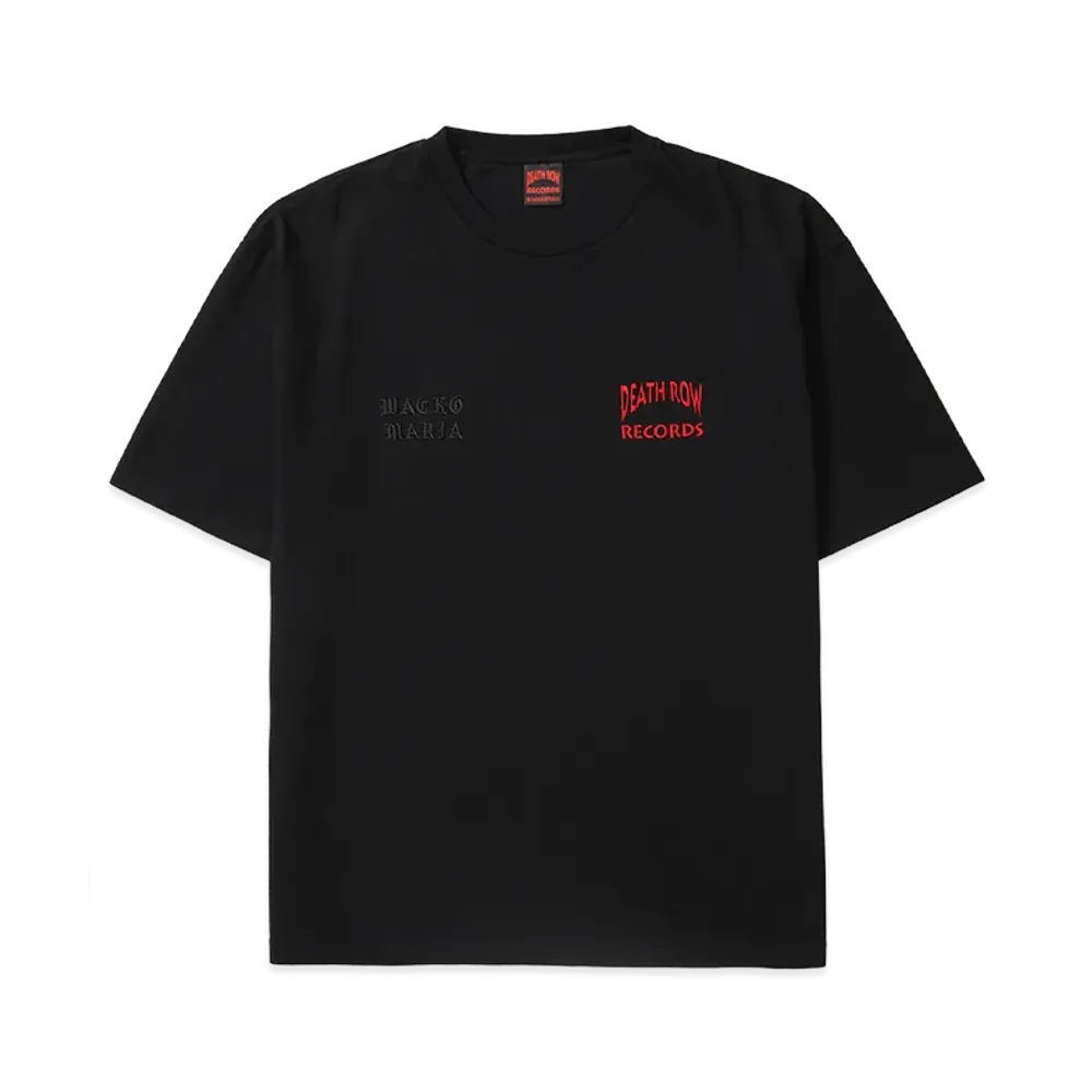WACKO MARIA x Death Row Records Washed Heavy Weight T-Shirt "Black"