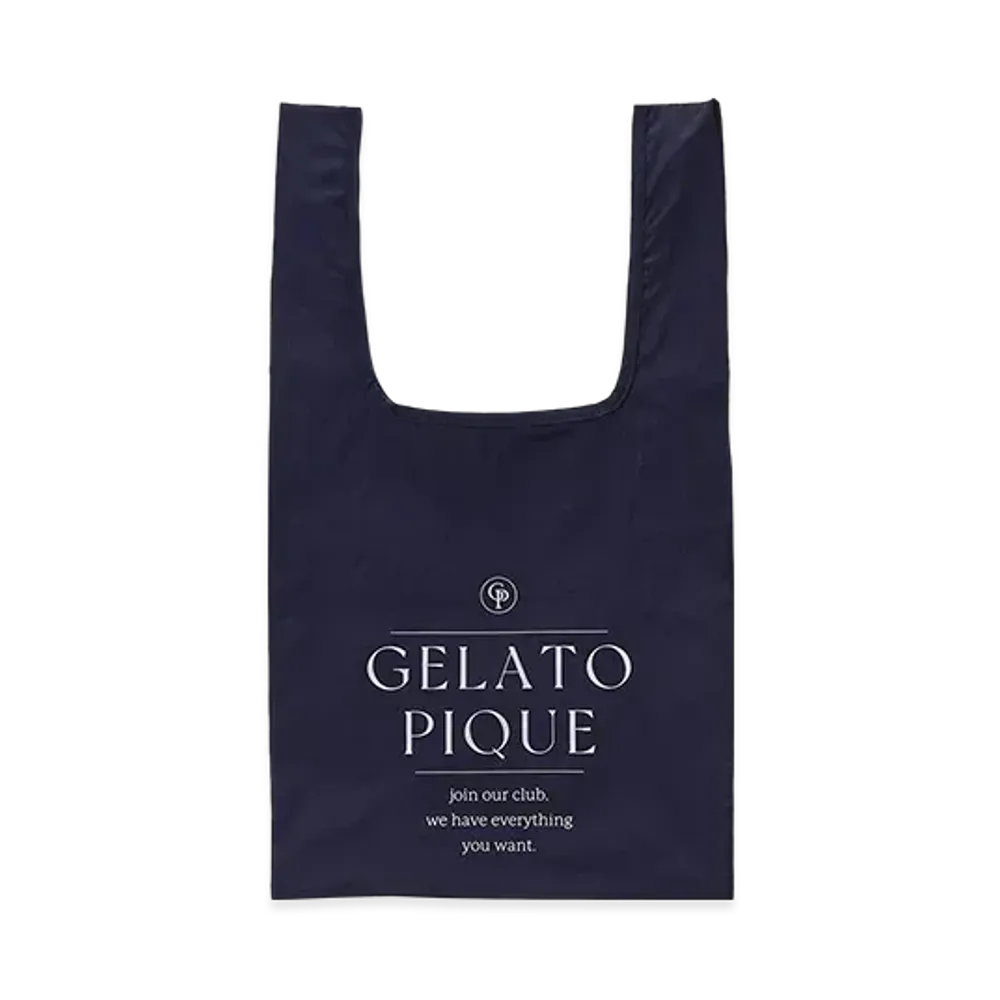 GELATO PIQUE 3 Pattern Eco Bag "Navy"