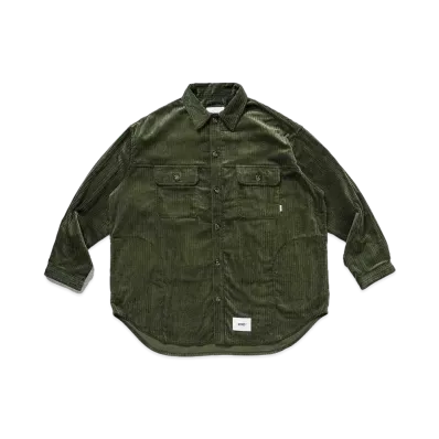 WTAPS WCPO / LS / Cotton. Corduroy "Olive Drab"