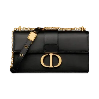 Dior 30 Montaigne East West Bag Chain Calfskin "Black"