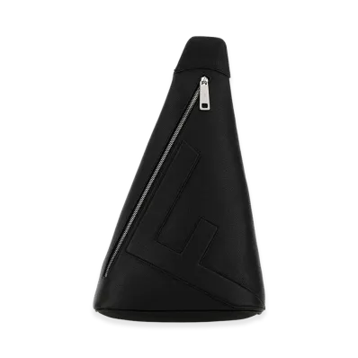 FENDI Leather Cono Backpack "Black"