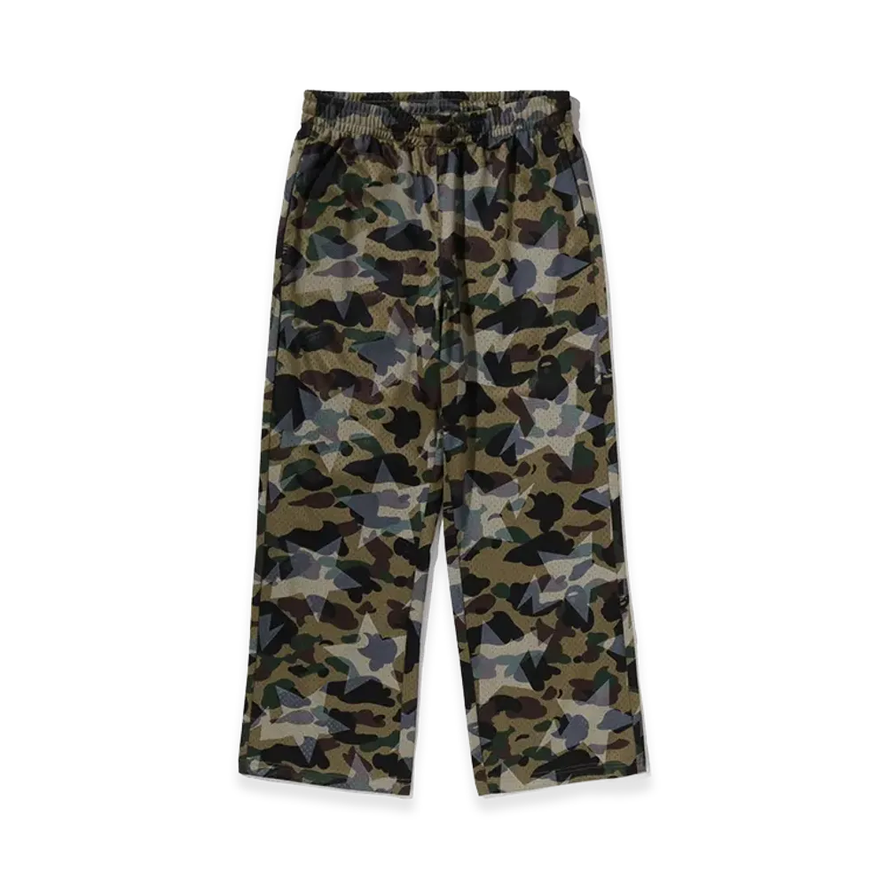 A BATHING APE Sta Mesh Sweatpants "Green"