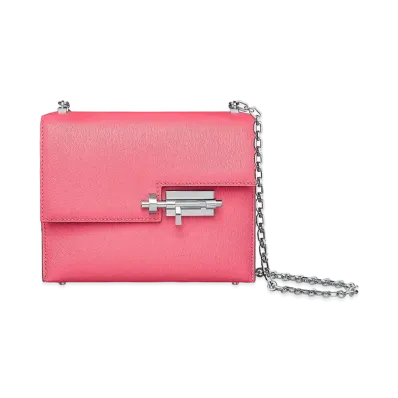 Hermes Bag Velu Chain Mini "Rose Lip Stick"