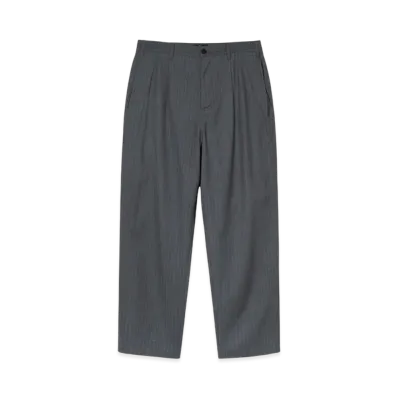 Stussy Striped Volume Pleated Trousers "Grey"