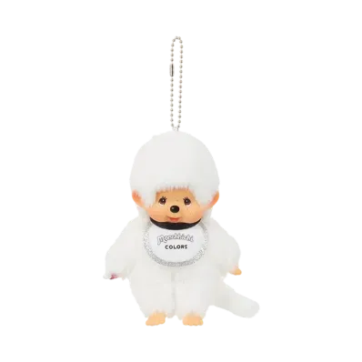 Sekiguchi Monchhichi COLORS Keychain White