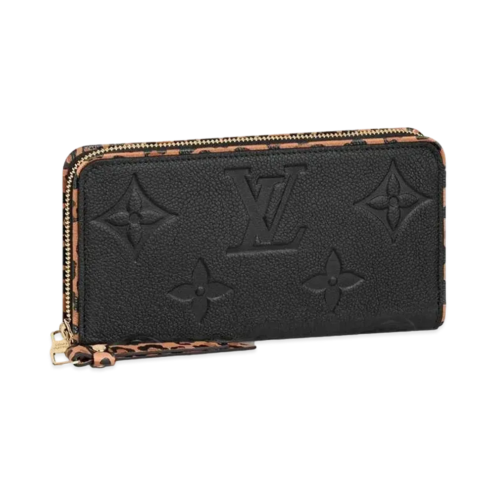 Louis Vuitton Zippy Wallet Wild At Heart Monogram Empreinte "Noir"