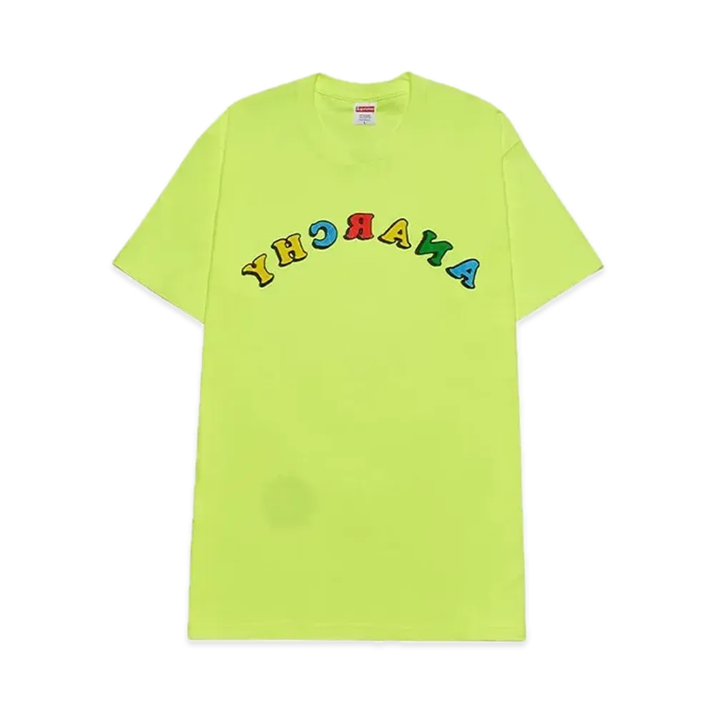 Supreme Jamie Reid Anarchy Tee "Bright Yellow"