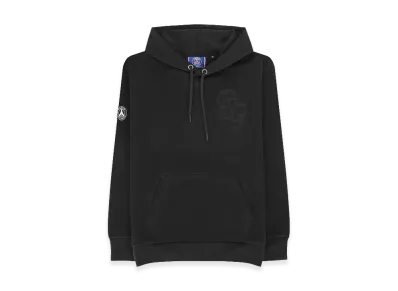 Nike x Paris Saint Germain Italic Font Hoodie "Black"