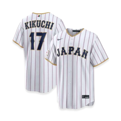 Nike 2026WBC World Baseball Classic Yusei Kikuchi Japan Baseball Home Stadium Jersey "White"
