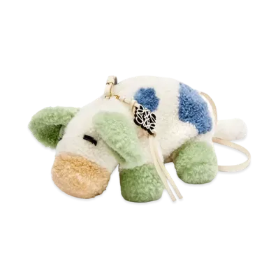 LOEWE x Howl's Moving Castle Cow Bag In Shearling "White"