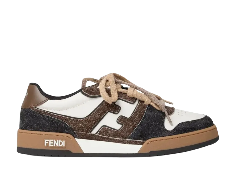 FENDI Match Sneaker "White/Brown"