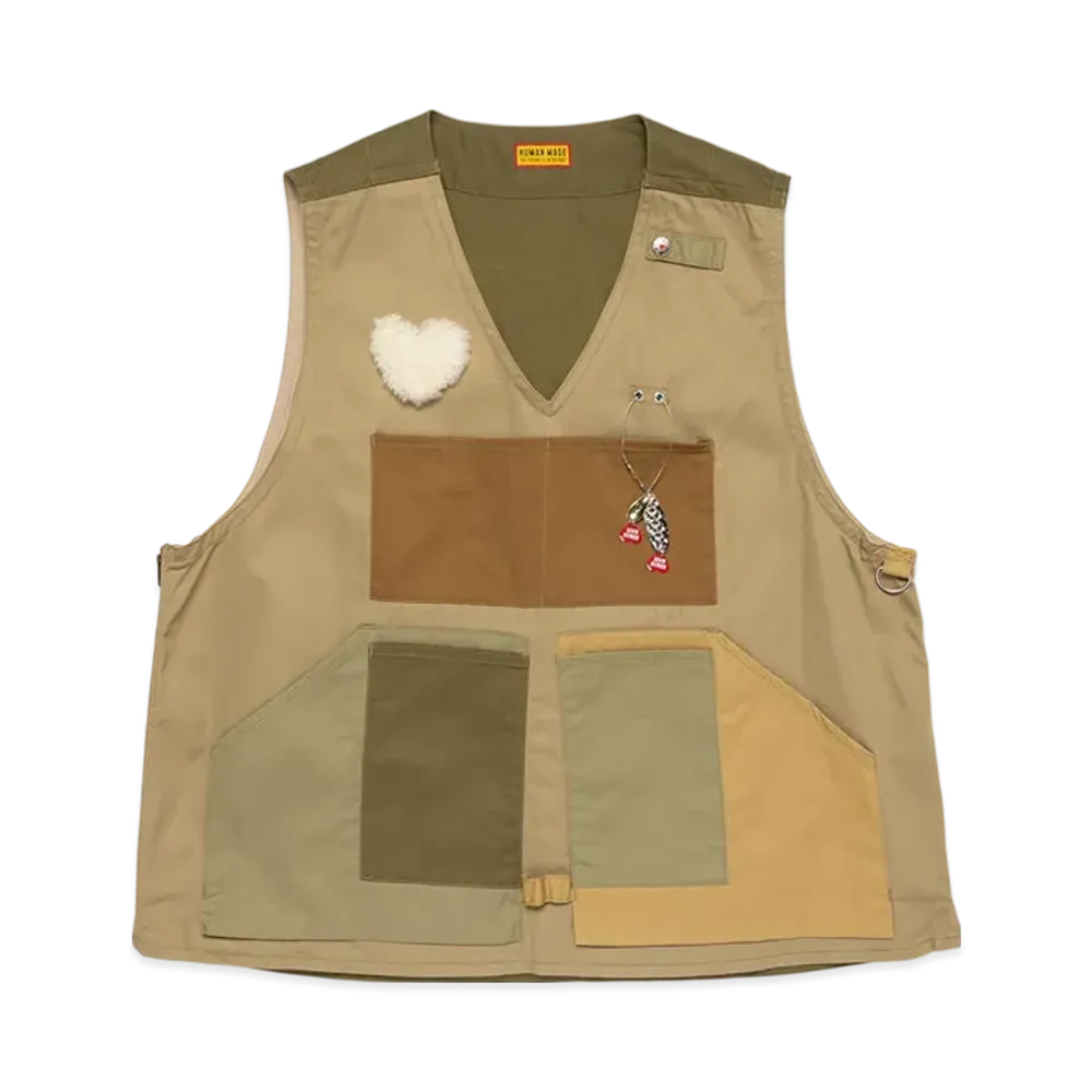 HUMAN MADE Fishing Vest "Olivedrab"