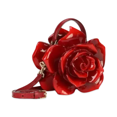 Dolce&Gabbana Dolce Box Bag Paint Resin Rose "Red"