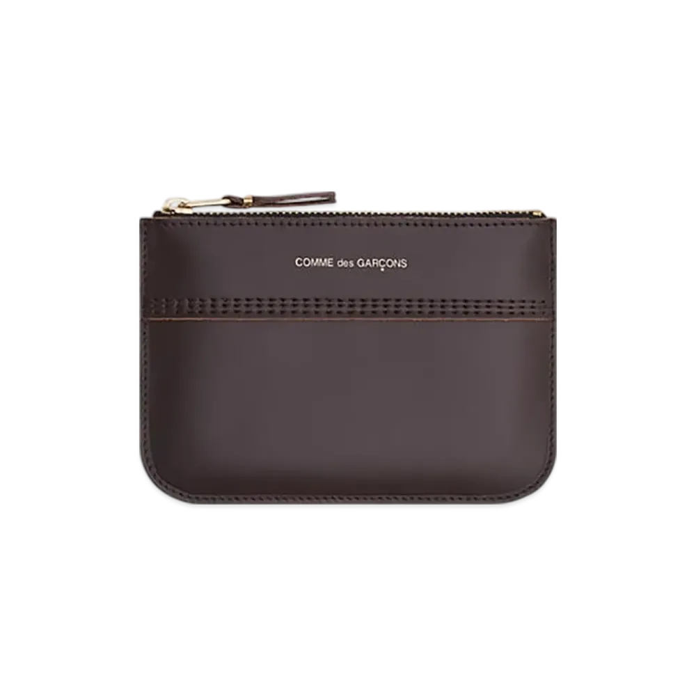 COMME des GARCONS Wallet Triple Stitch "Brown"