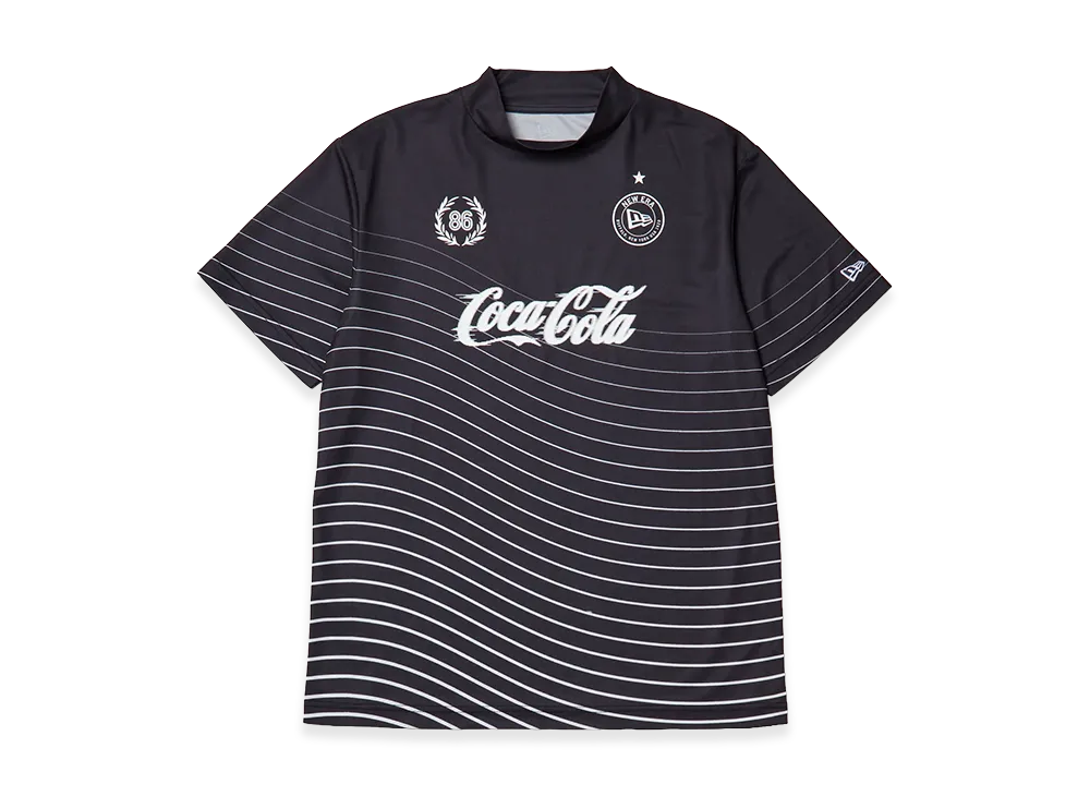 NEW ERA x Coca-Cola S/S Mock Neck Tee Golf "Black"