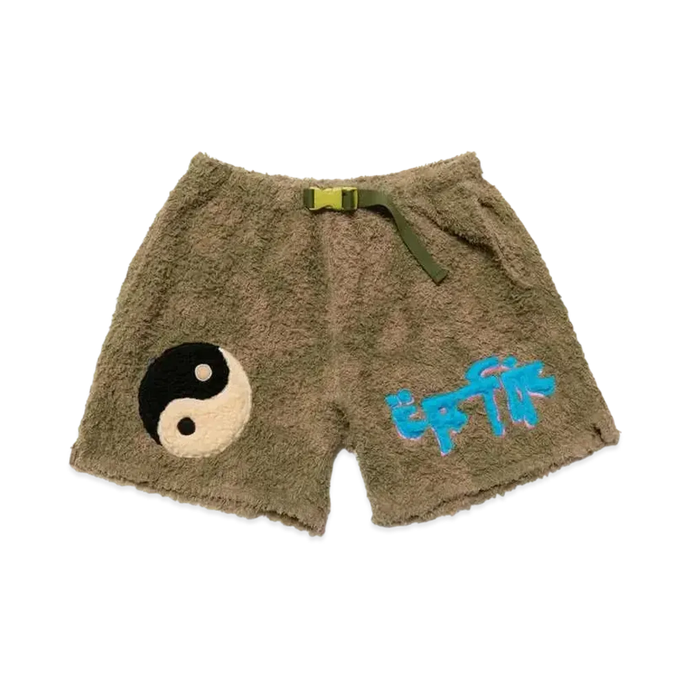 HUMAN MADE CPFM fleece Shorts "Olive"
