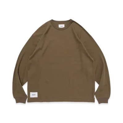 WTAPS Waffle Standard / LS / Cotton "Olive Drab"