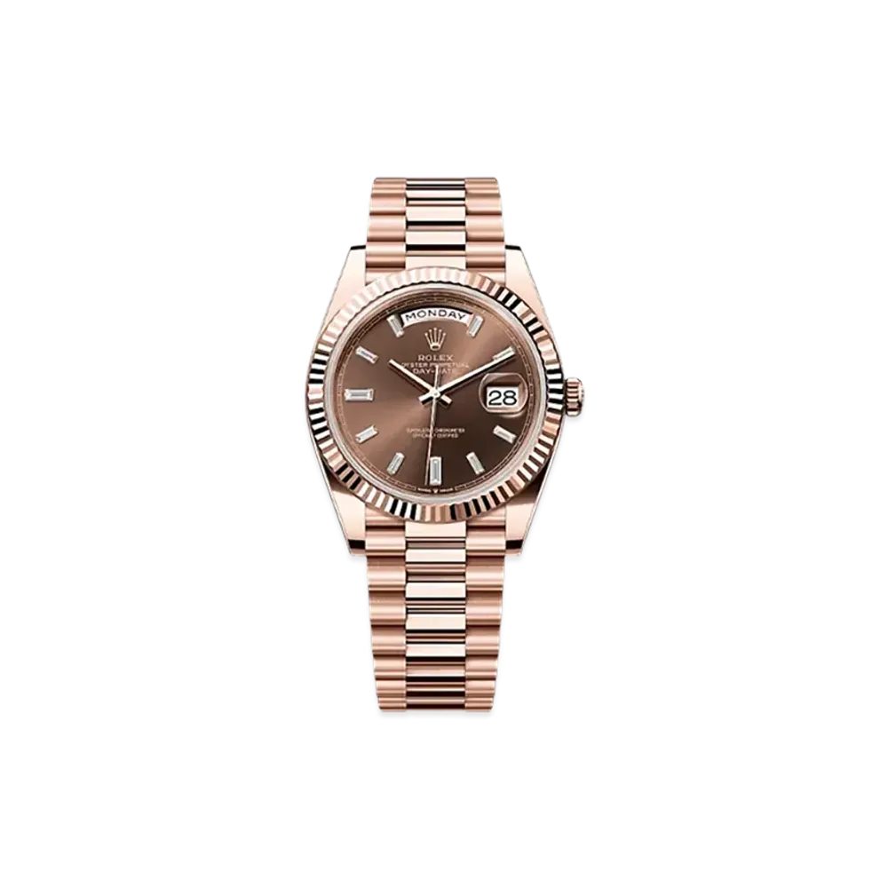 ROLEX Day-Date 40mm Everose Gold 228235 "Chocolate"