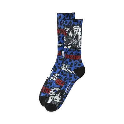 HYSTERIC GLAMOUR Vampirella/Call Me Panther Sports Socks "Blue"