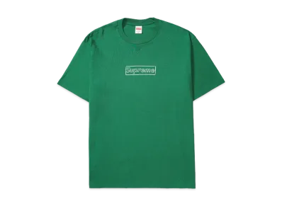 Supreme KAWS Chalk Logo Tee "Light Pine"