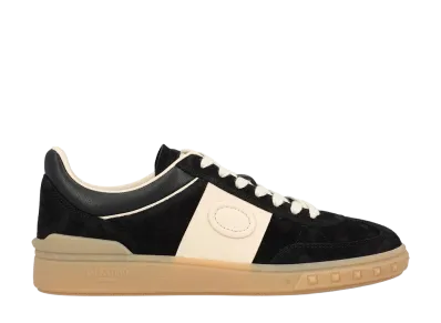 Valentino Garavani Women's Multicolor Suede Upvillage Sneakers "Black"