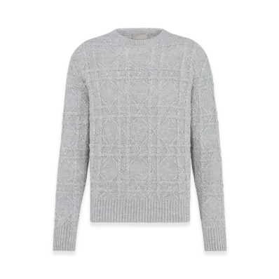 Dior Icons Cannage Sweater "Gray"