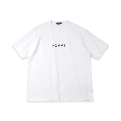 COMME des GARCONS HOMME Cotton Cotton Jersey Product Print T-shirt "White"