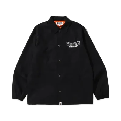 A BATHING APE x DRAGON BALL Z Coach Jacket "Black"